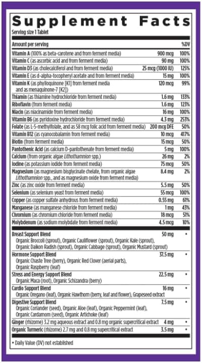 New Chapter Every Woman's One Daily 40+ Multivitamin Tablets - 330g - Image 2