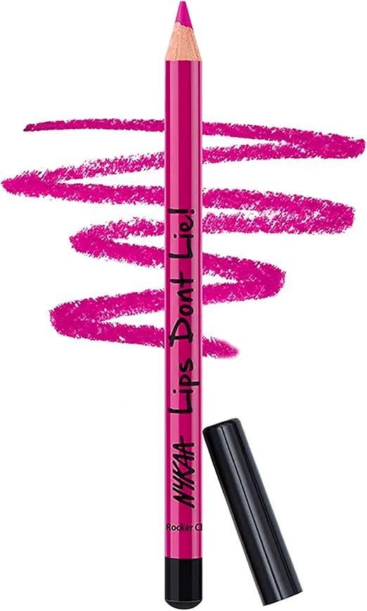 Nykaa lips Don't Lie Lip liner  Rocker Chick05