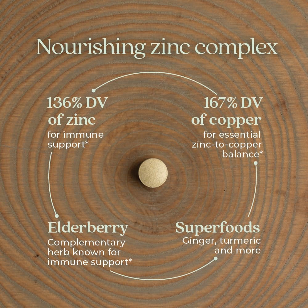 New Chapter Fermented Zinc Complex Capsules - Immune & Skin Support - 60 Count - Image 3