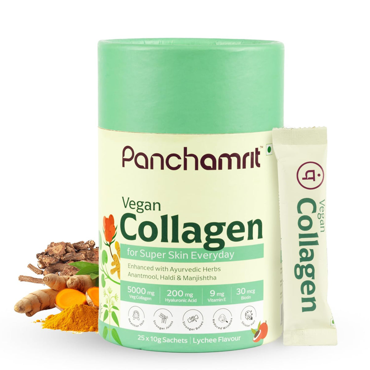 Panchamrit Vegan Collagen Beauty Supplement - 25 Sachets