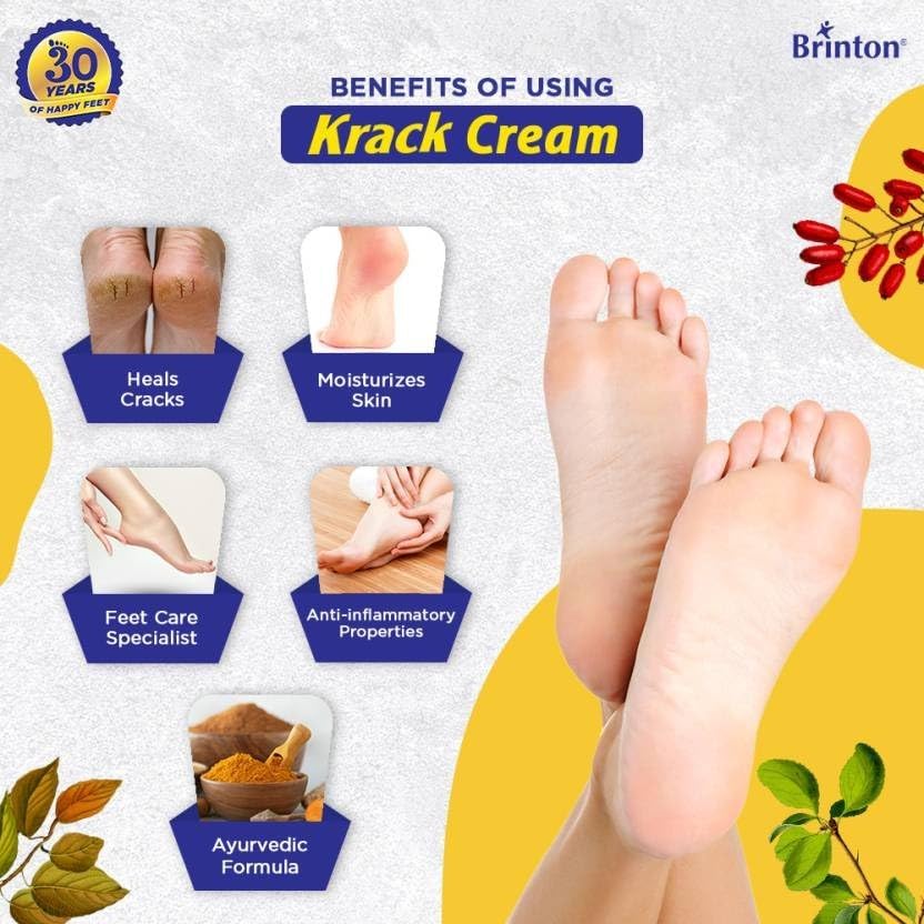Brinton Krack Heel Repair Cream, Body Care - 25g - Image 2