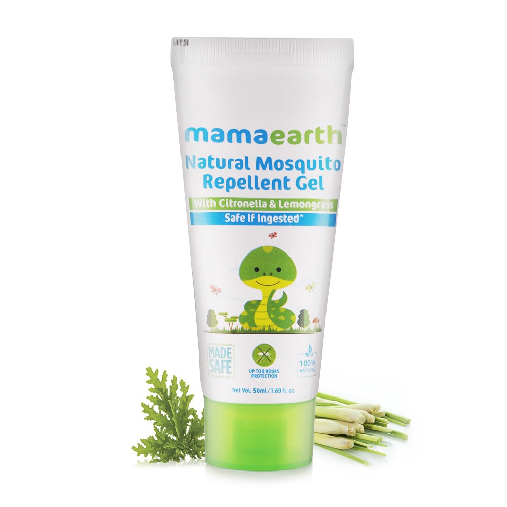 Mamaearth Natural Mosquito Repellent Gel with Herbal Ingredients - 50 ml