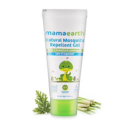 Mamaearth Natural Mosquito Repellent Gel with Herbal Ingredients - 50 ml