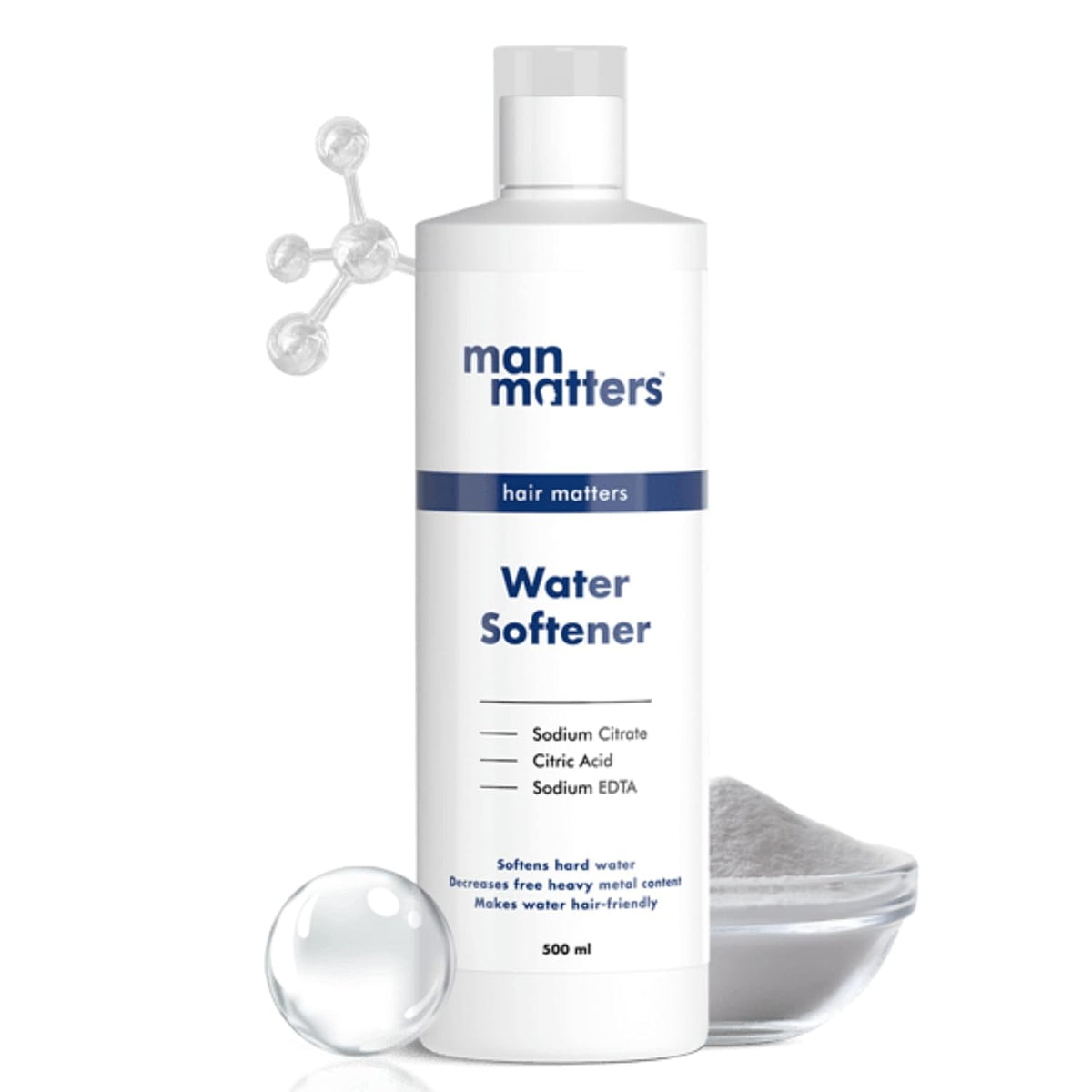 Man Matters Hair Treatment Water Softener Solution - 500ml