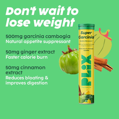 Plix Super Garcinia Pineapple Twist Effervescent Tablets - 15 Pack - Image 4