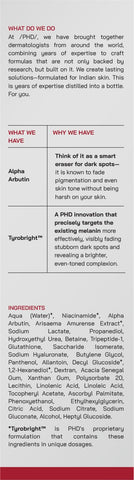 PHD 2% Alpha Arbutin Depigmentation Serum 30ml
