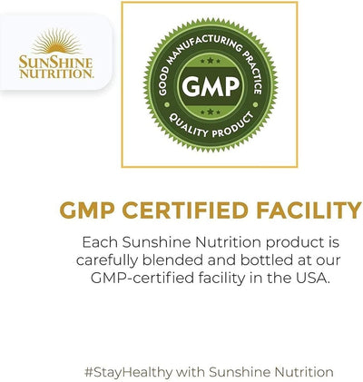 Sunshine Nutrition Calcium with Vitamin D3 - Gluten-Free Tablets, 100 Count - Image 6