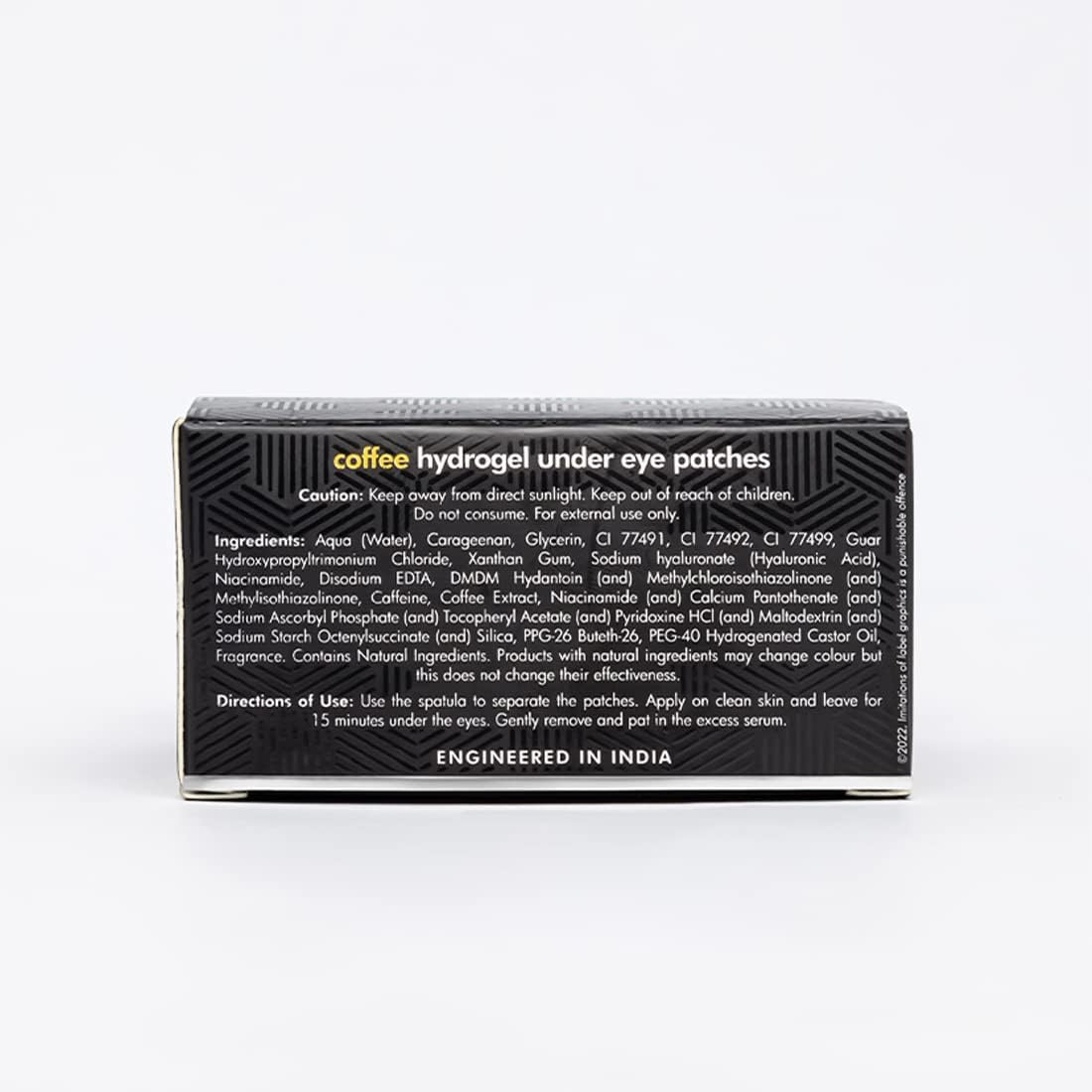 mCaffeine Coffee Hydrogel Under Eye Patches - 90g Treatment - Image 8
