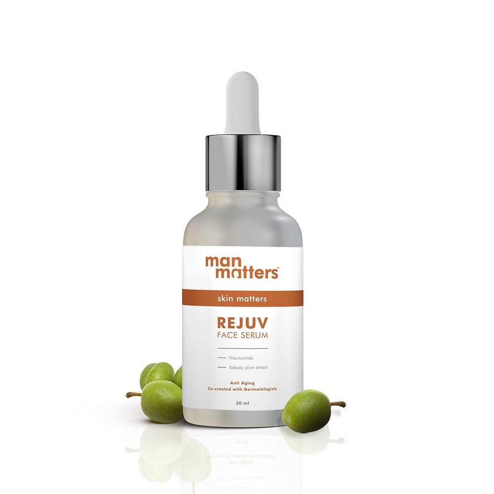 Man Matters Rejuv Face Serum Radiant Skin, Fights Acne, Acne Scars, Aging & Dark Spots 30 ml