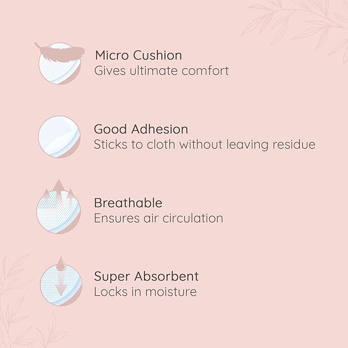 Pee Safe Disposable 24 Breast Pads - Pack of 2 - Image 2