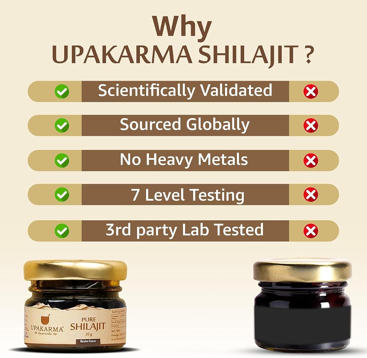 Upakarma Ayurveda Pure Soft Shilajit Resin - 20g - Image 5