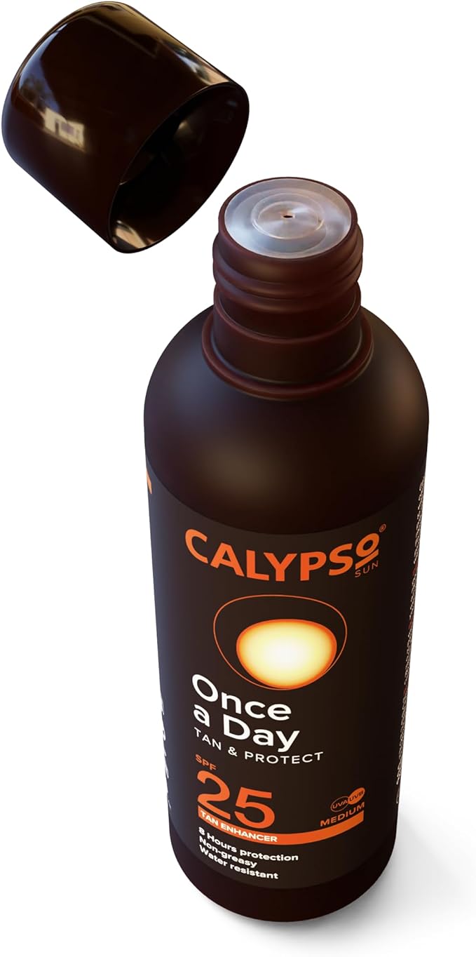 Calypso Once A Day SPF25 Sun Care Tan Cream - 200ml - Image 3