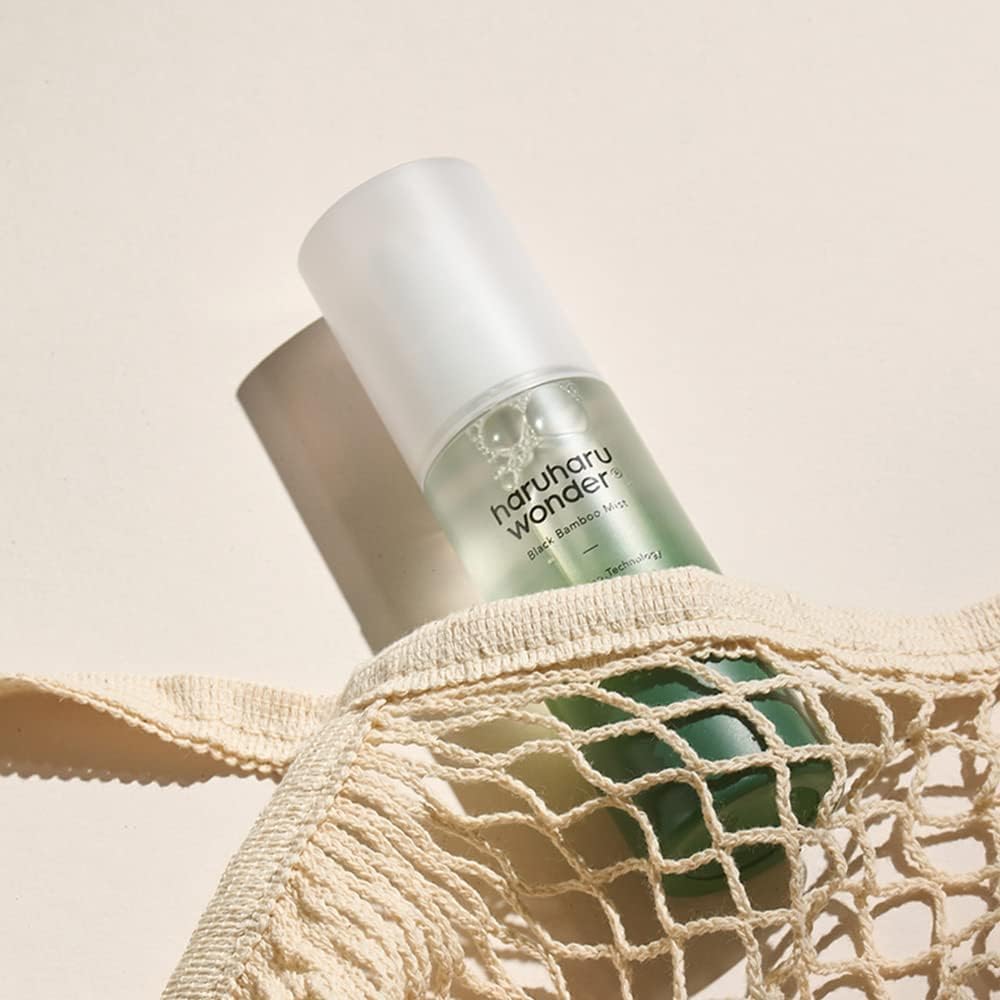 Haruharu Black Bamboo Mist - Face Moisturiser, 80ml - Image 2