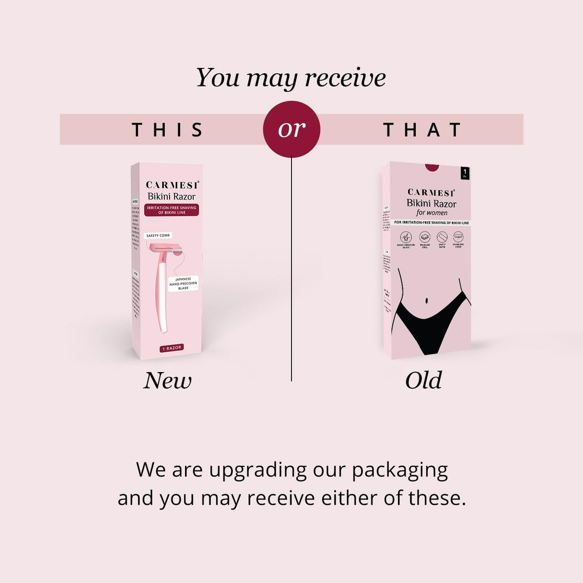 Carmesi Bikini Razor - Feminine & Intimate Care Tool, Precise Shave - Image 3