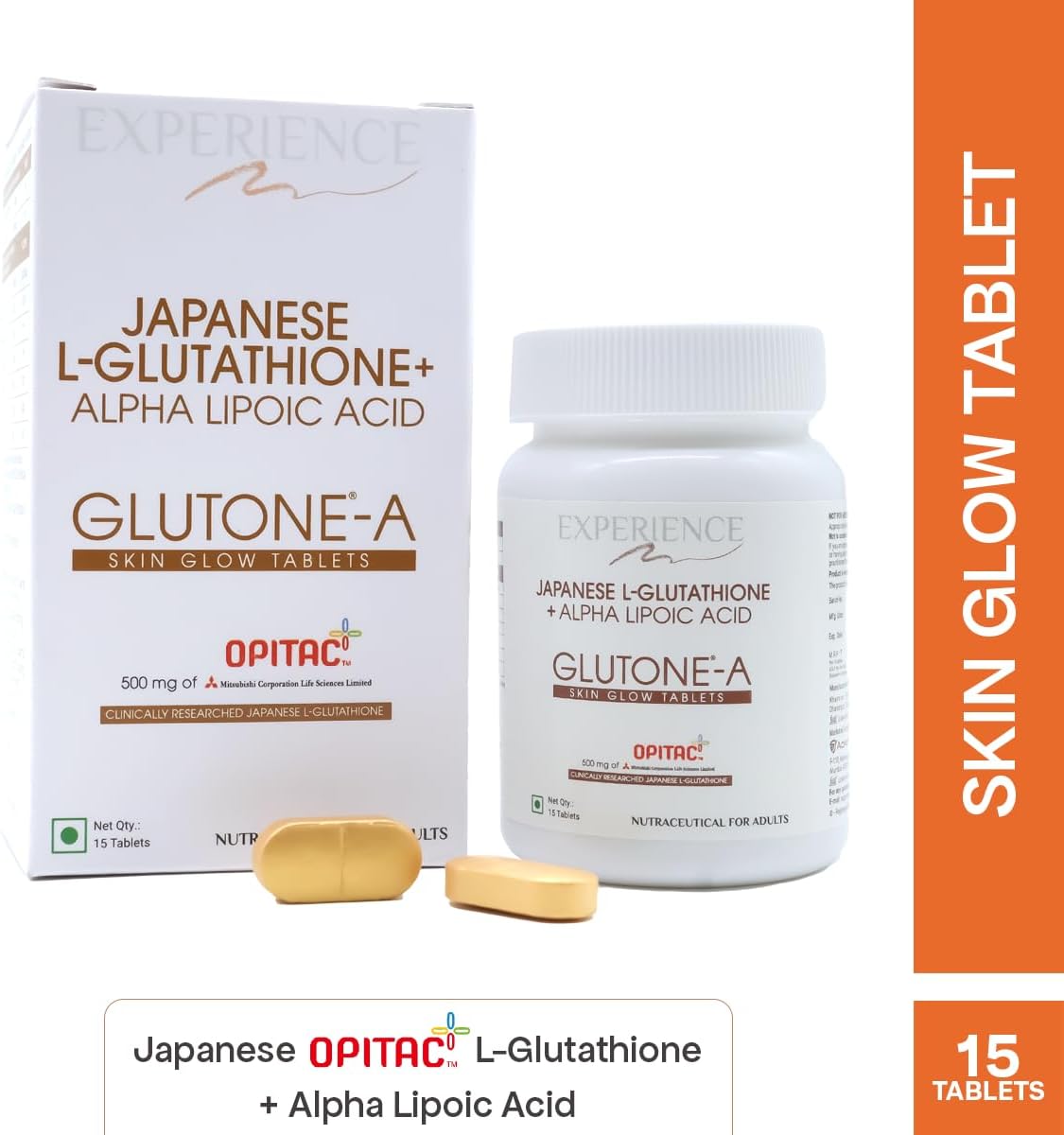 Glutone-A Beauty Supplements - Japanese Glutathione Tablets, 15 Count - Image 2