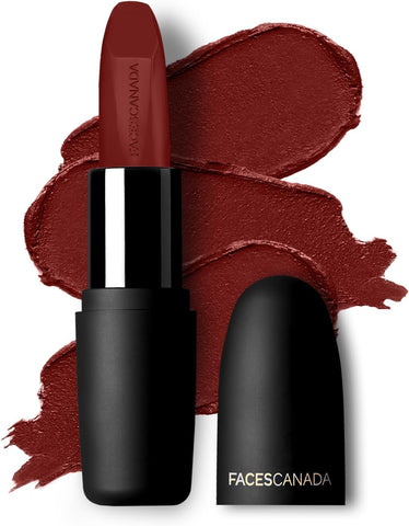 Faces Canada Weightless Matte Finish Lipstick Maroon Love 06 4.5g