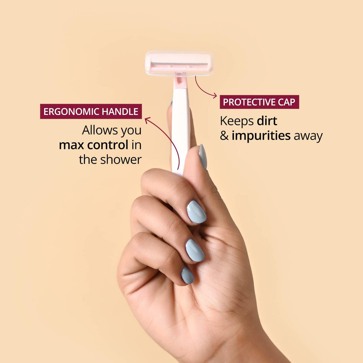 Carmesi Bikini Razor - Feminine & Intimate Care Tool, Precise Shave - Image 6