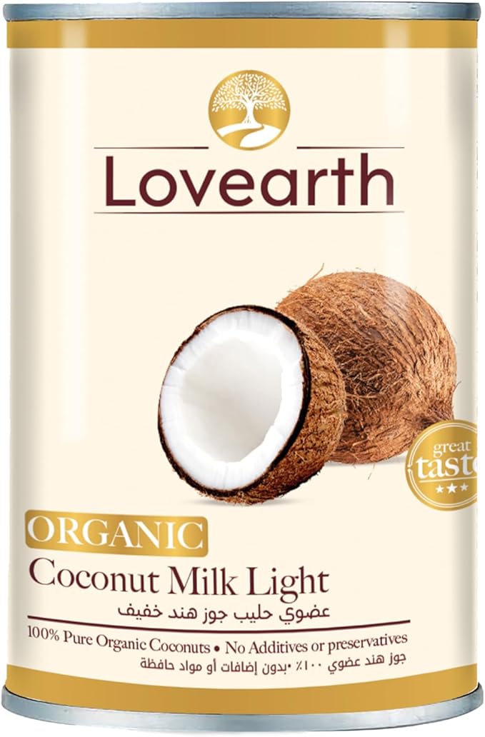 Lovearth Organic Coconut Milk Light - 400ml