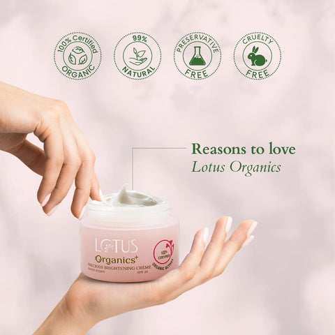 LOTUS Organics+ Precious Brightening Creme 50g -