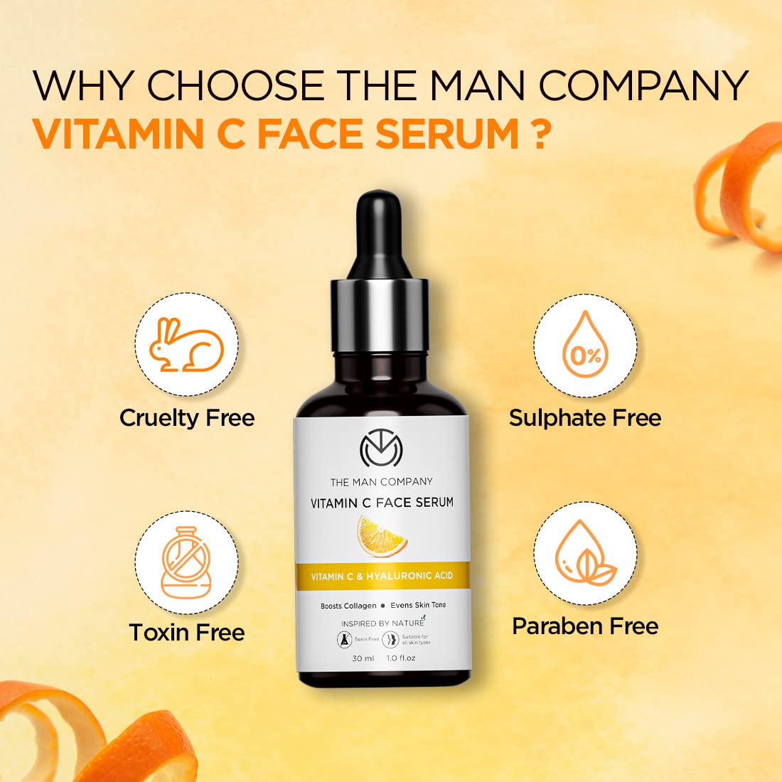 The Man Company Vitamin C Face Serum - 30ml - Image 4
