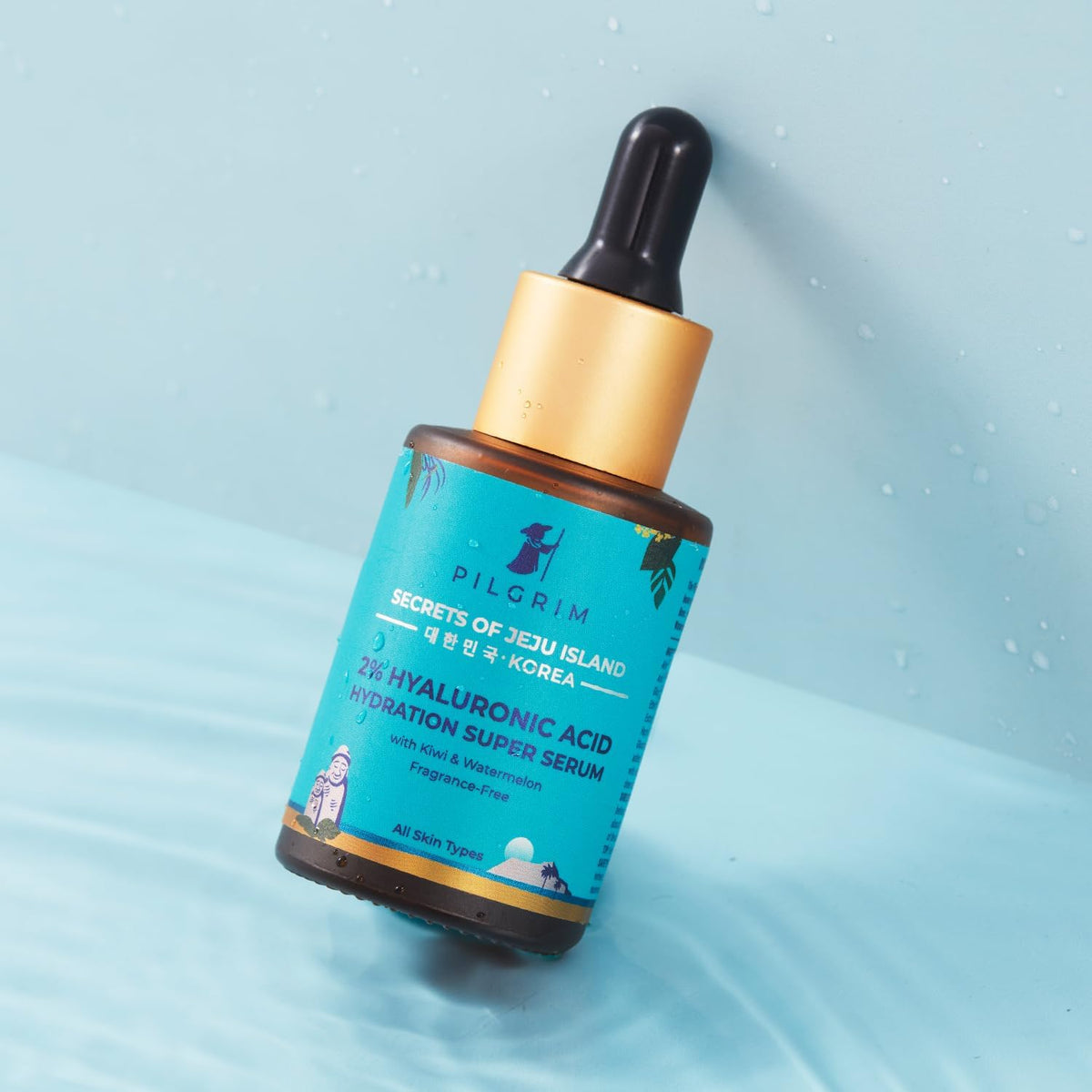 Pilgrim 2% Hyaluronic Acid Hydration Super Serum with Kiwi Extracts, 30ml - Korean Skincare