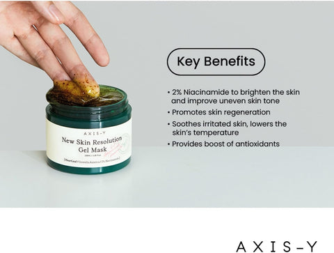 AXIS-Y New Skin Resolution Gel Mask 100ml