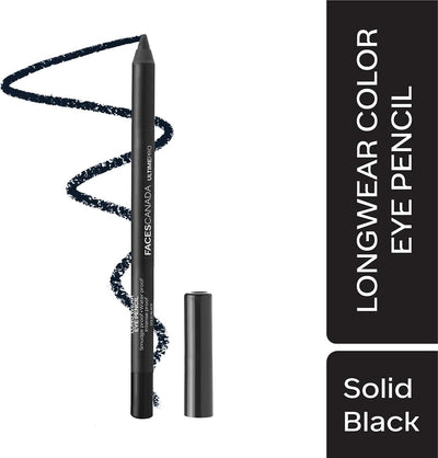 Faces Canada Eye Pencil Solid Black 02 - 1.2 gm - Image 2