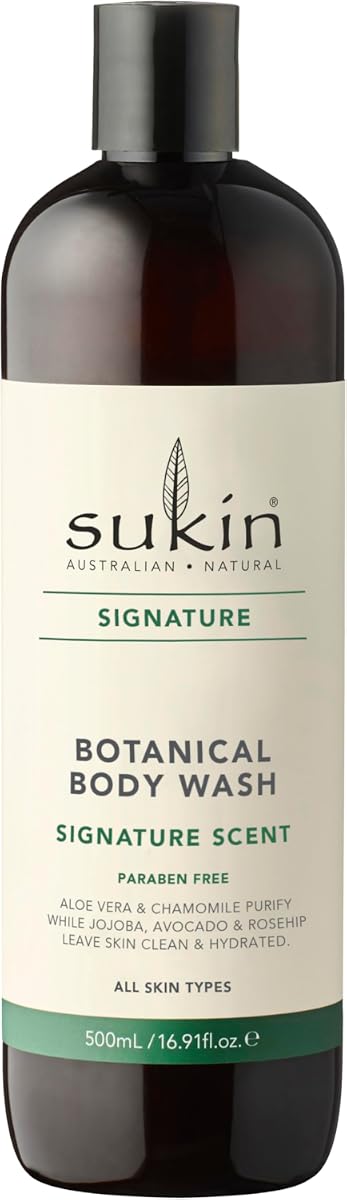 Sukin Botanical Body Wash - Signature Scent, 500ml