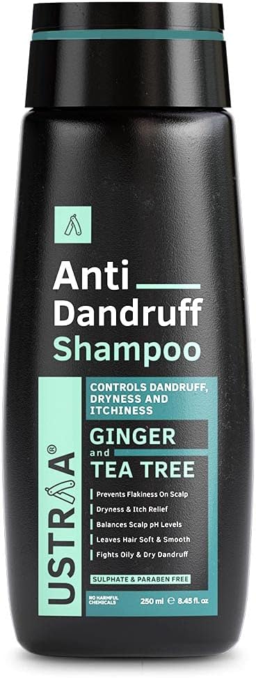 Ustraa Anti-Dandruff Shampoo with Ginger & Tea Tree - 250ml