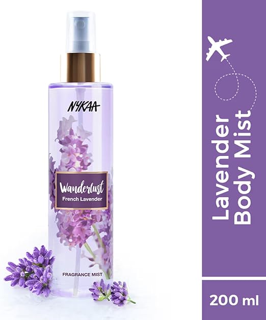 Nykaa Wanderlust French Lavender Fine Fragrance Mist - 250ml - Image 2