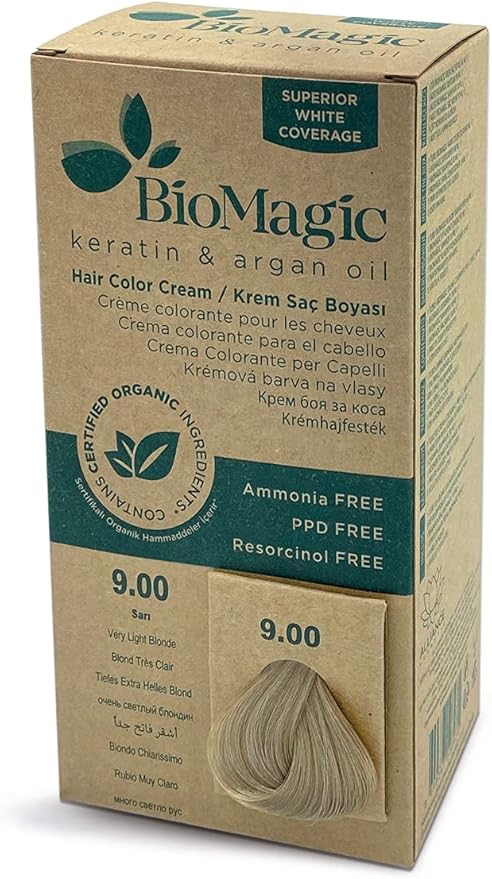 Biomagic Hair Colour & Styling - 9/00 Very Light Blonde, 60ml