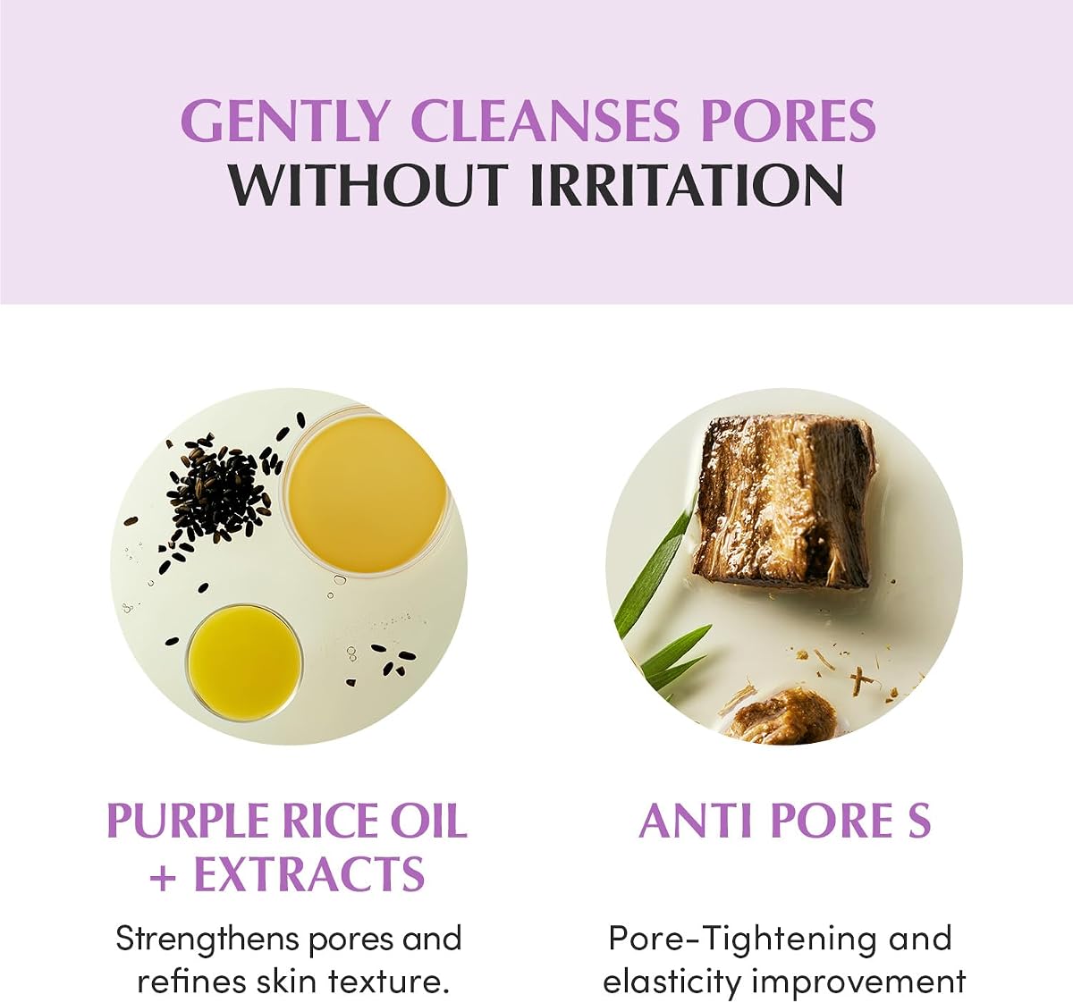 Eqqualberry Purple Rice Pore Smoothing Cleansing Oil - Korean Oil Cleanser, 200ml - Image 6