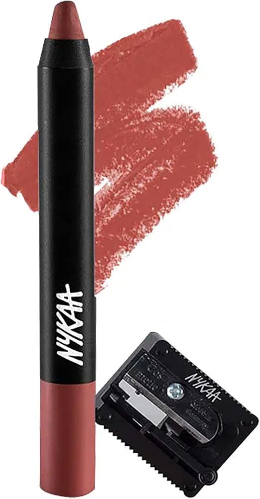 Nykaa Matteilicious Lip Crayon - Next Level Nude 04
