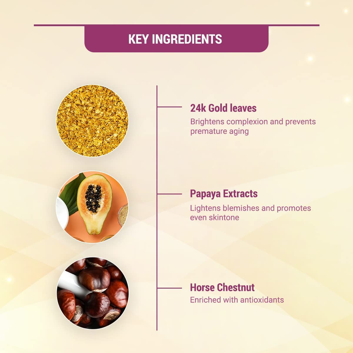 Lotus Herbals Radiant Gold Cellular Glow Facial Kit - Masks & Exfoliators - Image 5