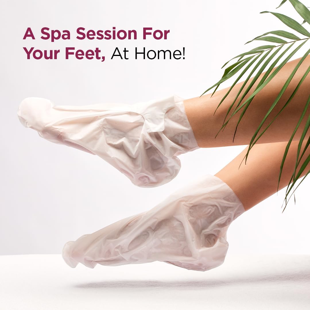 Pee Safe Furr Exfloating Foot Peel Mask - Foot Exfoliator Mask - Image 7