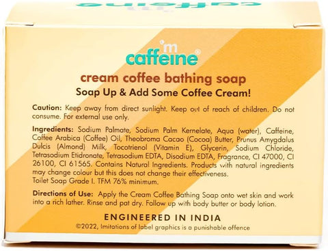 mCaffeine Cream Coffee Bathing Bar