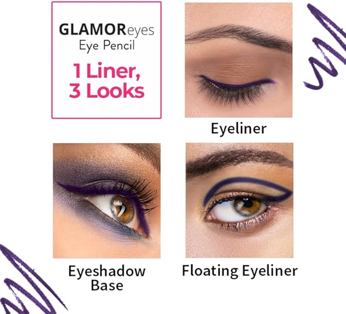 Nykaa Glamoreyes Eye Pencil - Violet Wizard 06 - Image 5