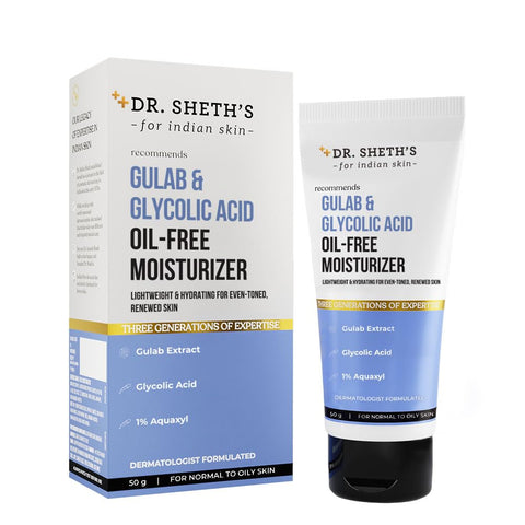 Dr. Sheth’s Gulab & Glycolic Acid Oil-Free Moisturizer 50 gm