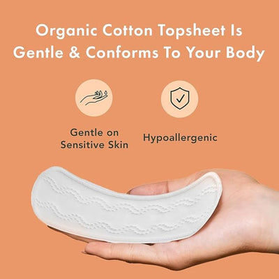 Real Organic Feminine & Intimate Care Panty Liners - Organic Cotton, Regular, 20 Pack - Image 5
