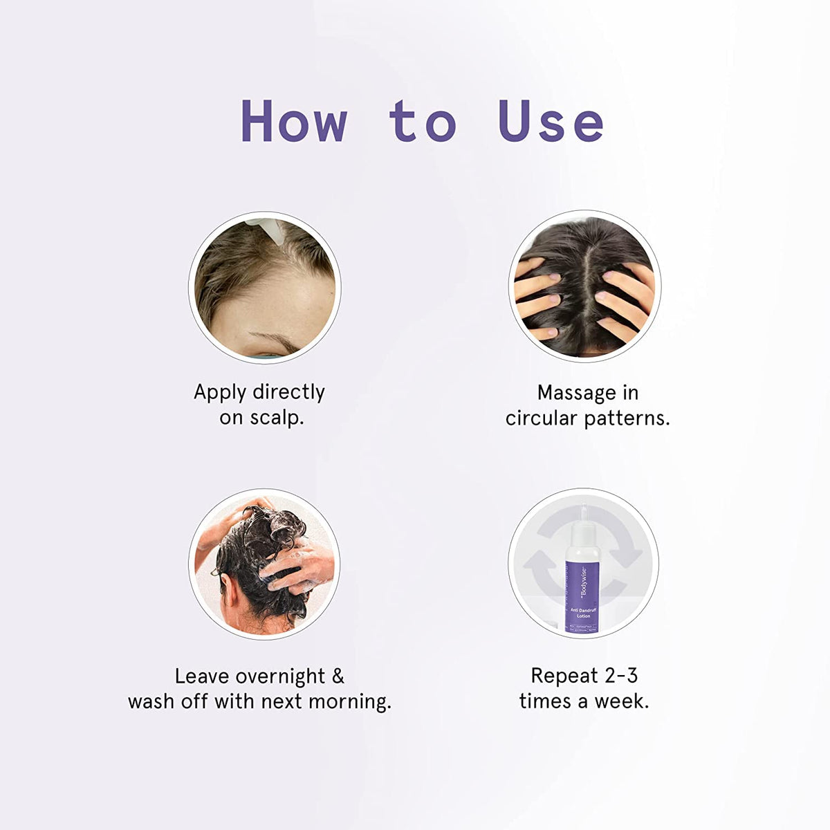 Be Bodywise Intense Action Dandruff Removal Treatment with Ichthyol Pale - 60ml - Image 4