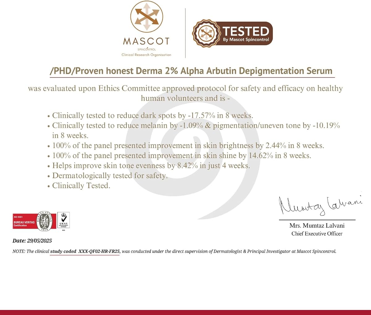 PHD 2 2% Alpha Arbutin Depigmentation Serum - Face Treatment, 30ml - Image 8