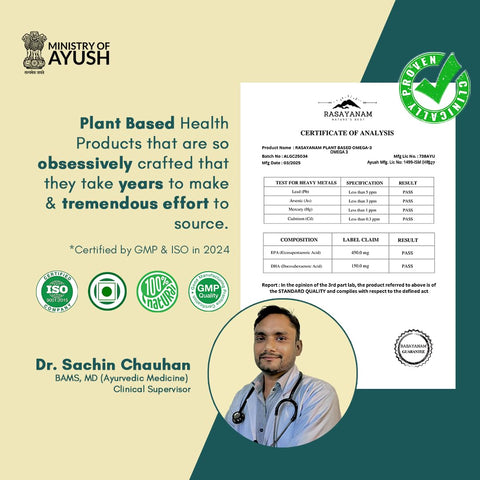 Rasayanam Plant-based Omega-3 60 Capsules