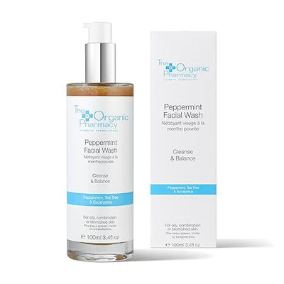 The Organic Pharmacy Peppermint Facial Wash - 100ml - Image 2