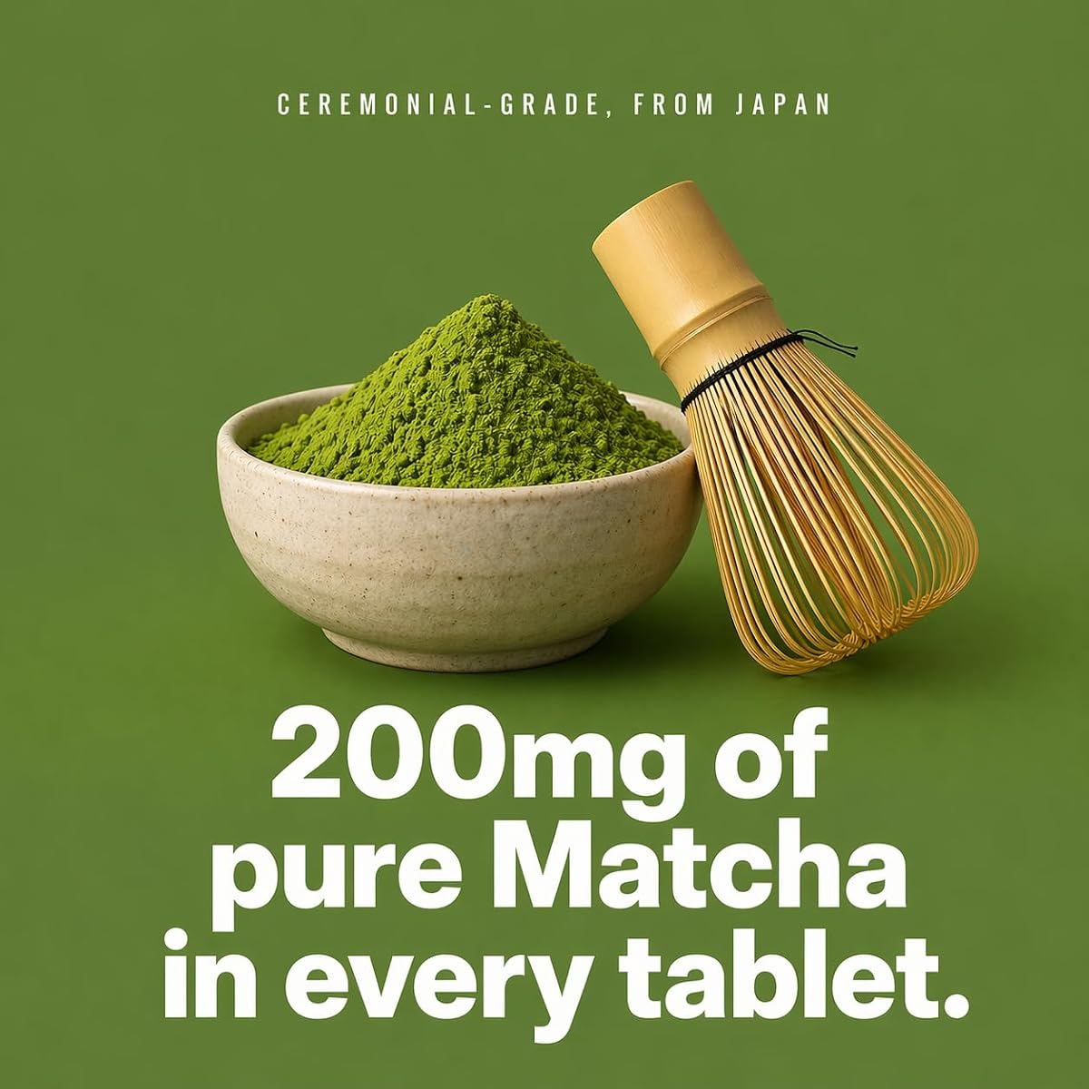 Valeo Organic Japanese Ceremonial-Grade Matcha Green Tea Tablets - 20 Pack - Image 4