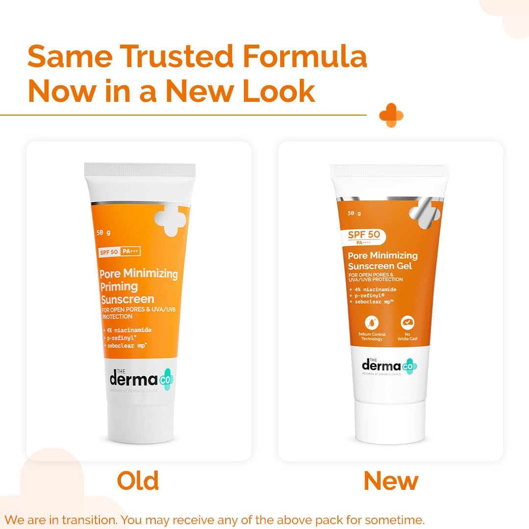 The Derma Co Pore Minimizing Priming Sunscreen SPF 50 with 4% Niacinamide - 50g - Image 7
