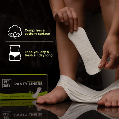 Pee Safe Feminine Panty Liners with Aloe Vera - XL 20 Pack - Image 8