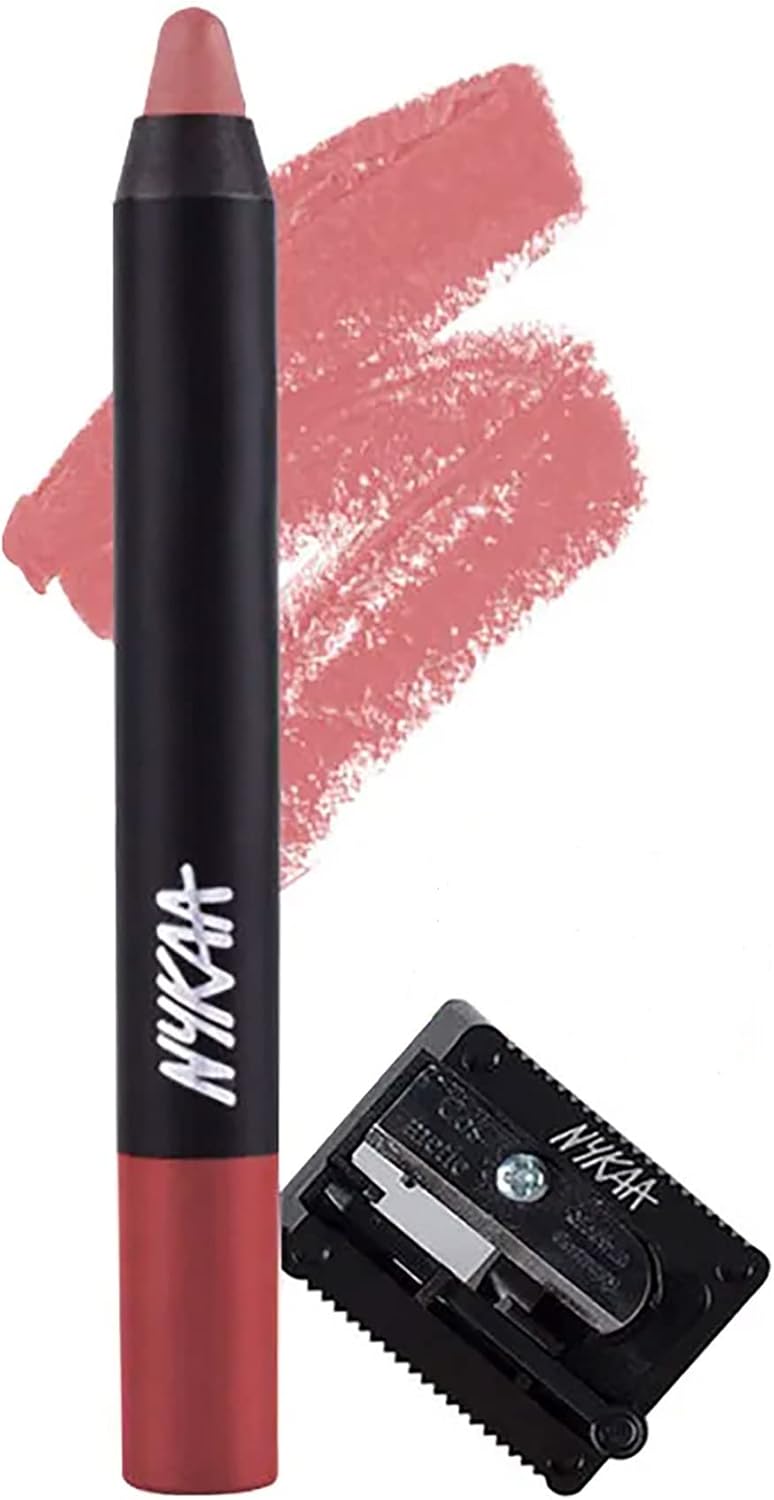 Nykaa Matteilicious Lip Crayon - Lacy Luck 10