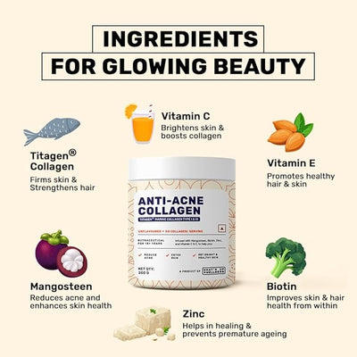 What's Up Anti Acne Collagen Powder - Unflavoured, 200g - Image 6
