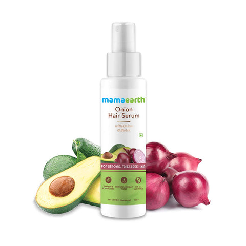 Mamaearth Onion Hair Oil, 250 ml + Mamaearth Onion Hair Serum with Onion & Biotin, 100 ml