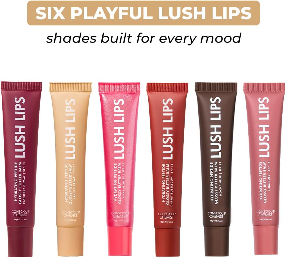Conscious Chemist Peptide Lip Balm with SPF 15 - Vanilla Creme, 15g - Image 7